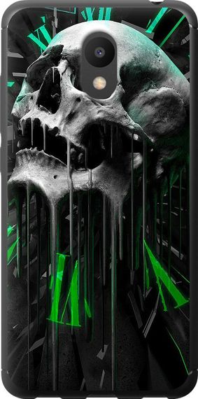 Чехол на Meizu M6 Череп-часы "4100u-1349-17620"