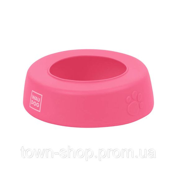 Миска-непроливайка  WAUDOG Silicone, 750 мл розовый | Зображення 1
