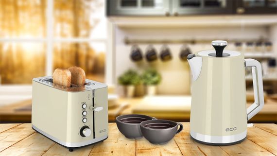 Тостер ECG ST 2766 Vintage Vanilla 925 Вт бежевий | Зображення 6