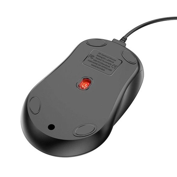 Миша провідна BOROFONE BG4, Black, Box | Зображення 2