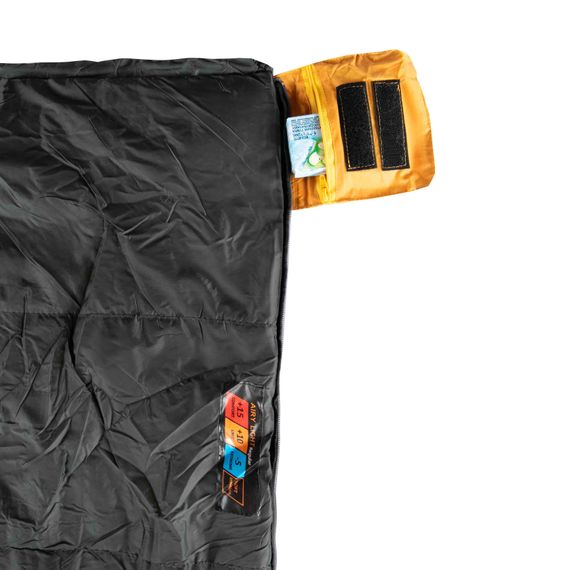 Спальний мішок  Tramp Airy Light ковдра з капюш  правий yellow/grey 190/80 UTRS-056-R | Зображення 9