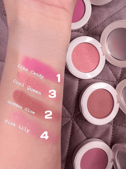 Пудровые румяна Farmasi 02 Goddess Glow 4,5 г | Зображення 3