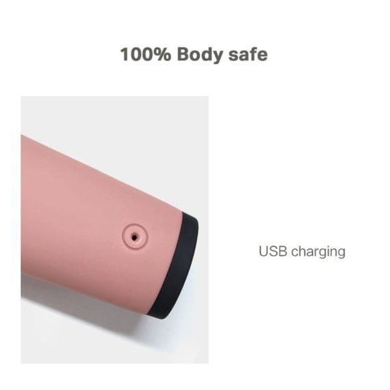 Вібратор-масажер з ефектом руху язика Sweet Em 0064F коричневий Sex Aura | Зображення 5