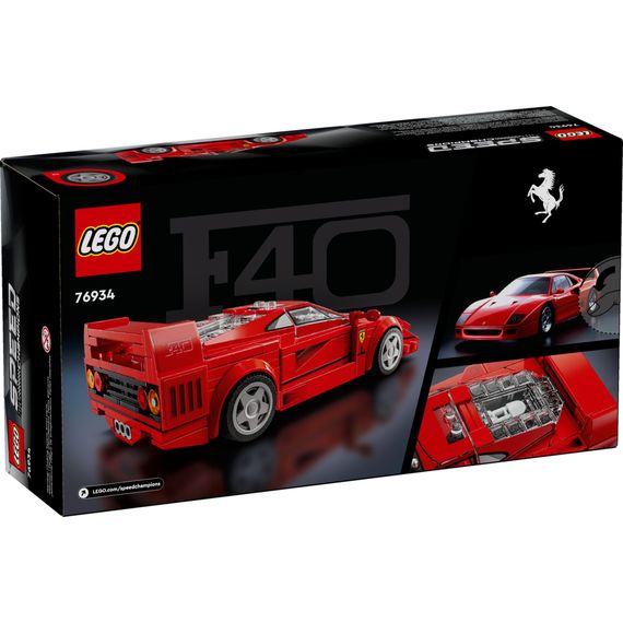 Конструктор LEGO Speed Champions Суперкар Ferrari F40, 318 деталей (76934) | Зображення 7
