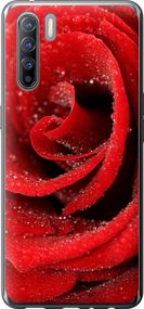 Чехол на Oppo Reno 3 Красная роза "529u-1901-17620"
