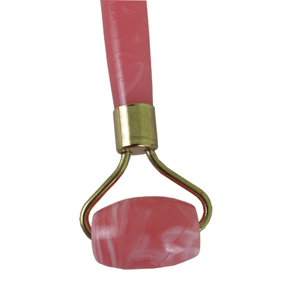 Роліковий масажер для підтяжки обличчя Flawless Contour Рожевий