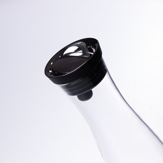 Стеклянный графин с крышкой 1.2 (л) для воды, сока, лимонада HP-19-43 | Зображення 2