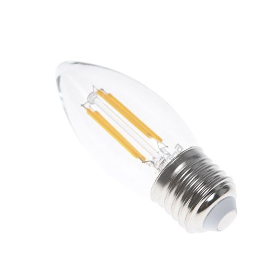 Лампа филаментная LED E27 4W 4 pcs WW C35 COG 220V | Зображення 3