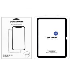 Стекло защитное BeCover 10D Apple iPad 10.9&quot; 2023 Black (710576)