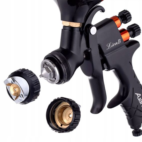 Фарбопульт пневматичний LVMP верх.п/б 600 мл, 1,4 мм AUARITA LION-B-1.4LM | Зображення 1