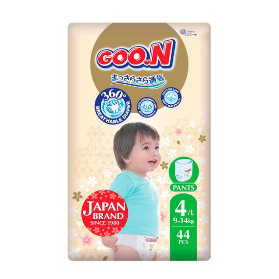 Трусики-підгузки Goo.N Premium Soft (розмір 4(L), 9-14 кг, 44 шт)