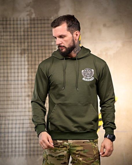 Худі Valhalla олива РП7410 | Зображення 1