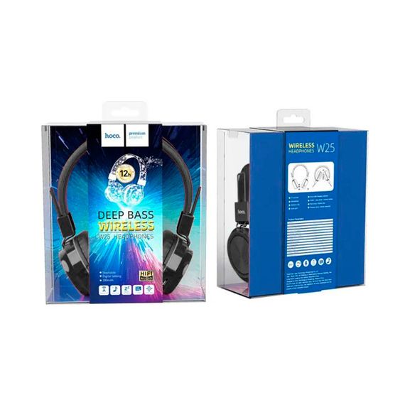 Беспроводные Bluetooth наушники HOME W25, Black, Blister | Зображення 3