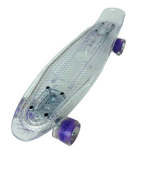 Пенни борд 850 Best Board cветящаяся дека Прозрачный