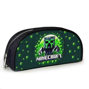 Пенал школьный Minecraft Крипер 23х10х8 см с принтом для мальчика (02847)