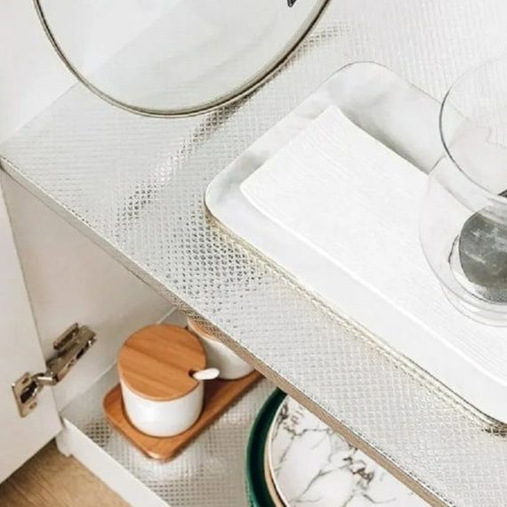 Самоклеюча плівка ромби срібло 0,40х10м SW-00000799 | Зображення 2