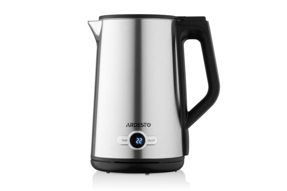 Електрочайник ARDESTO EKL-X52E/1.7 л/2200 Вт/подвійні стінки/LED дисплей/7 темп. режими/Strix контроль/нержавіюча сталь (EKL-X52E)