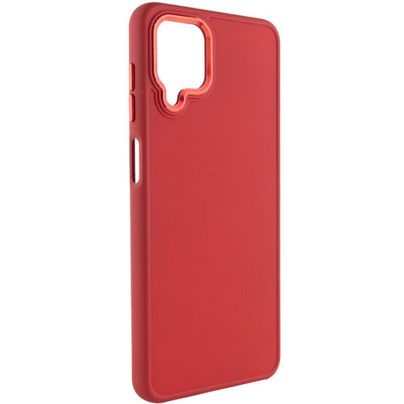 TPU чохол Bonbon Metal Style для Samsung Galaxy A12, Червоний