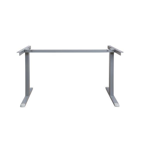 Каркас для столу електричний, одномоторний, регулювання висоти 700-1160 мм, сірий, підйомний / комп’ютерний стіл