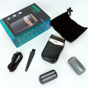 Портативна сіткова бритва VGR V-331, Бритва для вологого видалення волосся, UV-758 Портативне гоління