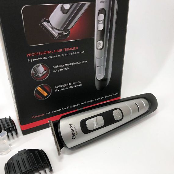 Тример для бороди Gemei GM-6113, Машинка для EV-608 стрижки чоловіча | Зображення 8