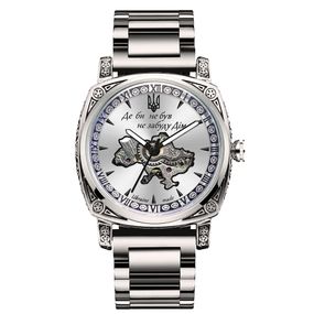 Чоловічий годинник Awarder 021-3D Де би не був Silver-White Steel