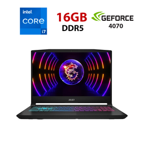 Игровой ноутбук MSI Katana 15 B12VGK-080NEU / 15.6" (1920x1080) IPS / Intel Core i7-12650H (10 (16) ядер по 3.5 - 4.7 GHz) / 16 GB DDR5 / 480 GB SSD / nVidia GeForce RTX 4070, 8 GB GDDR6, 128-bit / WebCam б/у
