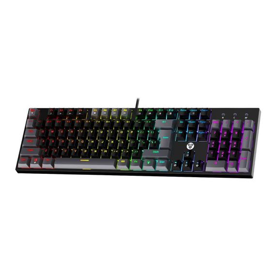 Клавіатура Ігрова Fantech ATOM  MK886V2 Blue Switch Колір Сiрий/Чорний | Зображення 1
