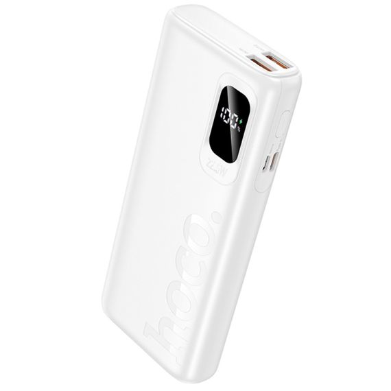 Портативний ЗП Power Bank Hoco J158 Pro Runner 22.5W+PD20W 10000 mAh White