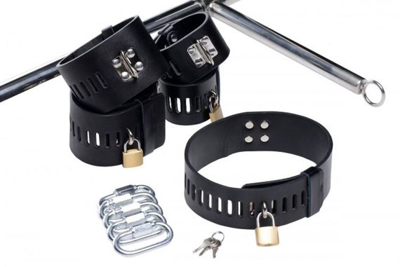 Конструкція для фіксації з фалоімітатором Imprisoned Metal Stockade with Dildo | Зображення 4