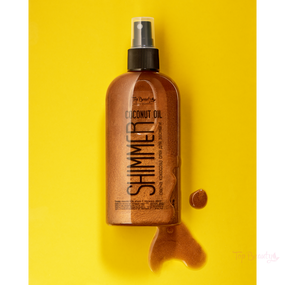 Кокосовое масло для загара с шиммером Top Beauty (200 ml)