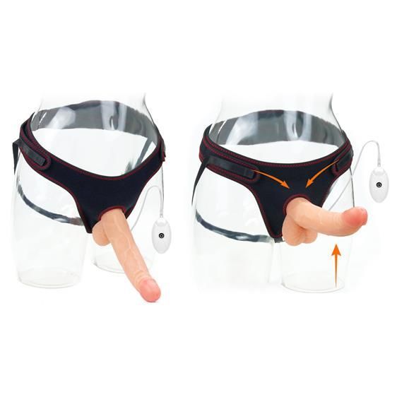 Страпон з вібрацією - Ingen Easy Strap-On Set 8.5" With Vibration Sex Aura | Зображення 2