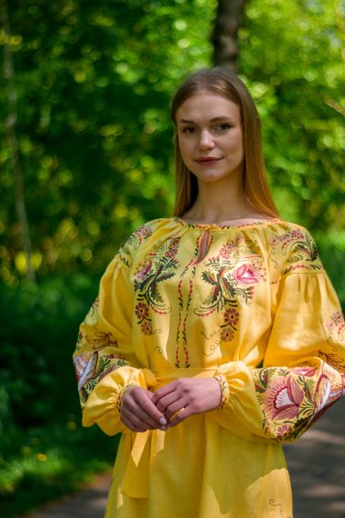 Плаття вишиванка доросле льон | Зображення 6