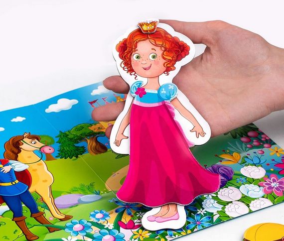 Магнітна гра-одягалка "Принцеса" VT3204-26 Vladi Toys, в пакеті (4820234760626) | Зображення 2