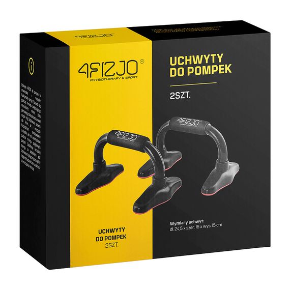 Упори для віджимань 4FIZJO Push-up Bars 4FJ0098 (P-5907739310392) | Зображення 1