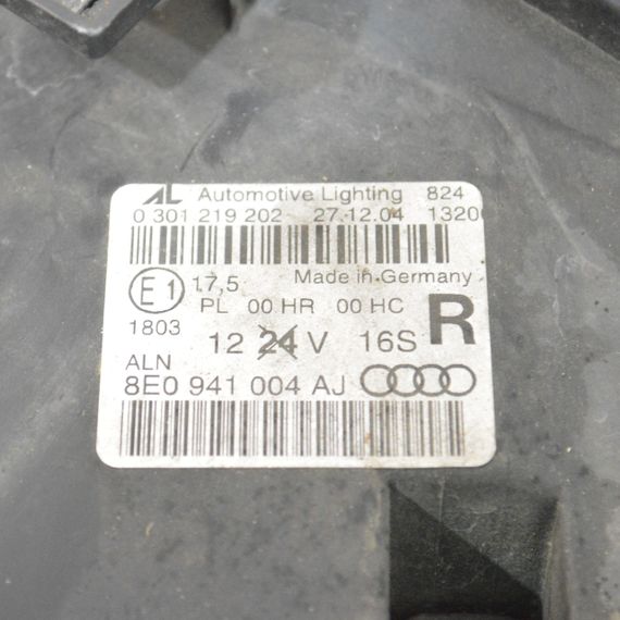 Фара передня права Audi A4 B7 2004-2008 жовтий поворот Ауді а4 б7 8E0941004AJ | Зображення 5