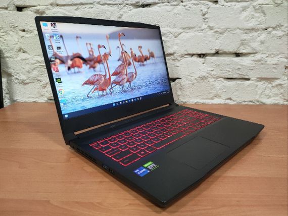 Игровой ноутбук MSI Katana GF66 11UE-021NEU / 15.6" (1920x1080) IPS / Intel Core i5-11400H (6 (12) ядер по 2.7 - 4.5 GHz) / 16 GB DDR4 / 480 GB SSD / nVidia GeForce RTX 3060, 6 GB GDDR6, 192-bit / WebCam б/у | Зображення 2