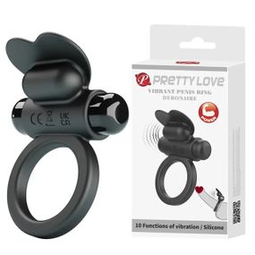 Эрекционное кольцо с вибрацией Pretty Love Vibrant penis ring - DEBONAIRE, BI-210316 Sex Aura