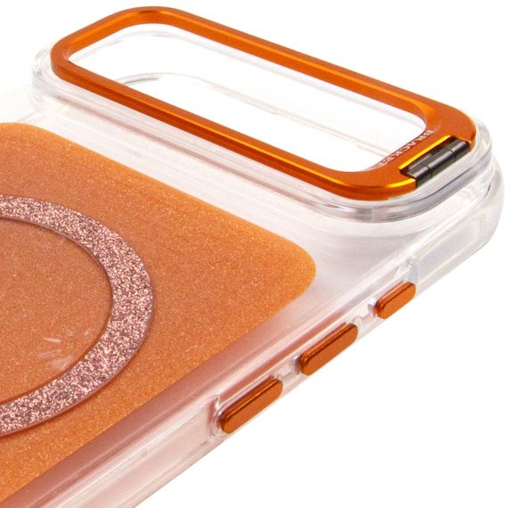 Чохол TPU+PC Jewel Sparkle with Magnetic Fit для Apple iPhone 17 Air (6.5") Orange Sparkle | Зображення 3