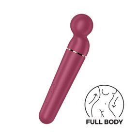 Вібромасажер Satisfyer Planet Wand-er Berry/Rosegold, дуже потужний, бездротовий sexstyle