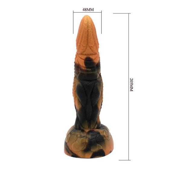 Фалоімітатор Power Monsters Tyrannosaurus – 20.5 cm Rippled Monster Silicone Dildo Sex Aura | Зображення 6