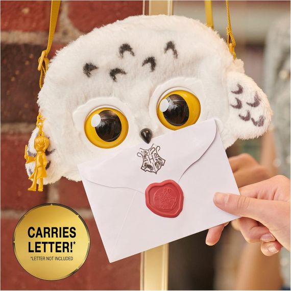 Интерактивная сумочка сова Букля Оригинал Wizarding World Harry Potter Hedwig Purse Pets | Зображення 6