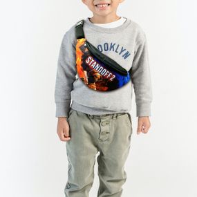 Сумка-бананка "Standoff 2" з принтом, 35х15см, дитяча, молодіжна (00001)