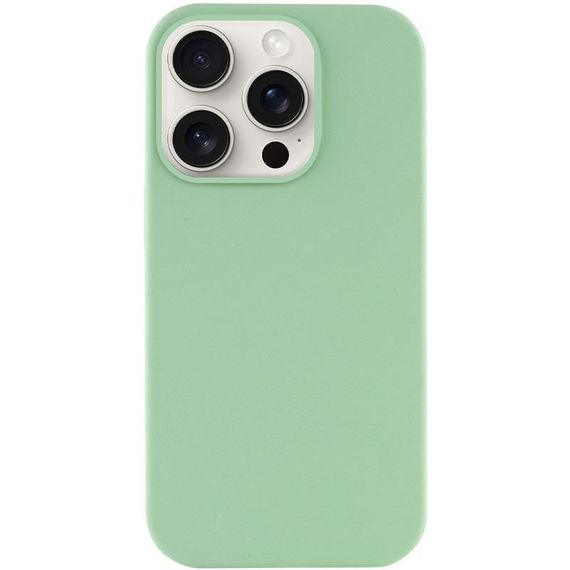 Чехол Silicone Case Full Protective (AA) NO LOGO для Apple iPhone 14 Pro (6.1") Бирюзовый / Marine Green Зелений / Pistachio