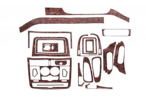 Накладки на панель Meric (передня частина) 2004-2006, Алюміній для Mercedes Viano 2004-2015 рр.