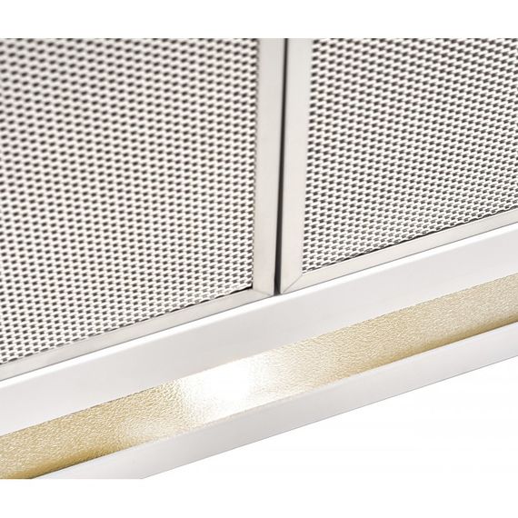 Двомоторна плоска витяжка кухонна біла Ventolux ROMA 60 WH 2M LUX | Зображення 3