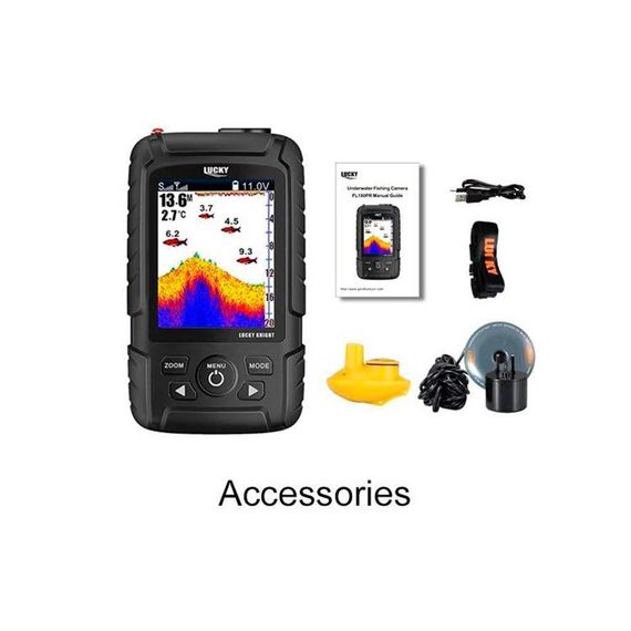 Ехолот Lucky FF718LIC-WT Fishfinder бездротовий та провідний датчик ехолот Lucky 2 в 1 | Зображення 3