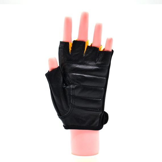 Рукавички для фітнесу MadMax MFG-251 Rainbow Orange L | Зображення 2