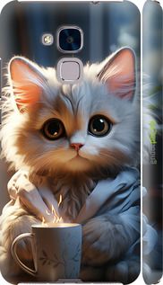 Чохол на Huawei GT3 Білий кіт "5646m-472-2448"