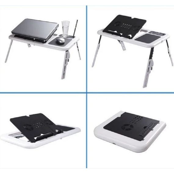 Стильний стіл-трансформер для ноутбука LD-09 E-Table, Підставка для ноутбука з вбудованим кулером IX-20 | Зображення 4